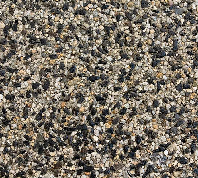 Midnight Pebble exposed aggregate