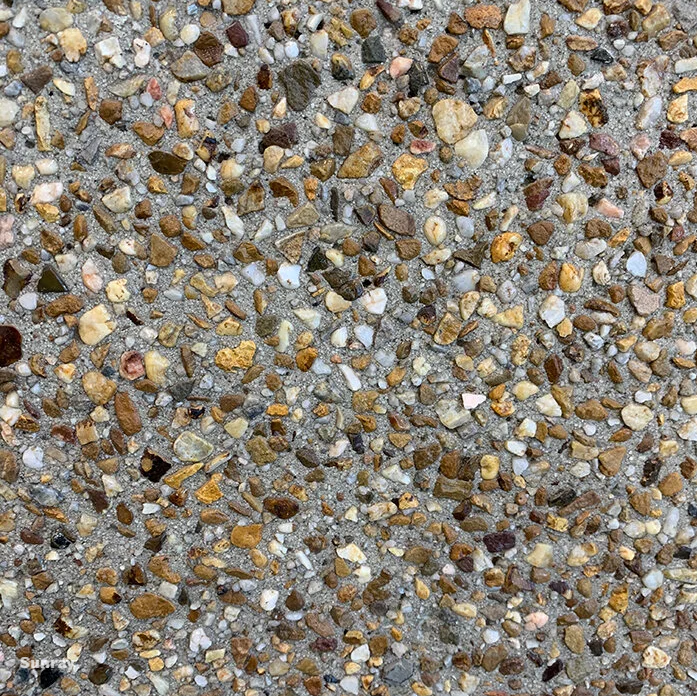 River Rock exposed aggregate